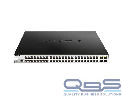 [Сетевое оборудование] D-Link DGS-1210-52MPP/ME/B3A PROJ Управляемый L2 коммутатор с 48 портами 10/100/1000Base-T и 4 портами 1000Base-X SFP (48 портов PoE 802.3af/at, PoE-бюджет 740 Вт)