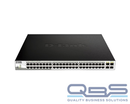 [Сетевое оборудование] D-Link DGS-1210-52MPP/E2A PROJ Настраиваемый L2 коммутатор с 48 портами 10/100/1000Base-T и 4 портами 1000Base-X SFP (порты 1-48 PoE 802.3af/at, PoE-бюджет 740 Вт) 