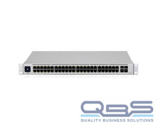 [Сетевое оборудование] UBIQUITI USW-48-POE PoE-коммутатор в стойку, 48х 1G RJ45, 4х SFP, раздача 195 Вт