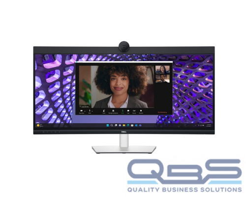 [Монитор] LCD Dell 34.14" P3424WEB черный {IPS 3440x1440 60Hz 21:9 1000:1 300cd 178/178 HDMI DisplayPort USB M/M WebCam HAS Pivot}