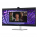 [Монитор] LCD Dell 34.14" P3424WEB черный {IPS 3440x1440 60Hz 21:9 1000:1 300cd 178/178 HDMI DisplayPort USB M/M WebCam HAS Pivot}