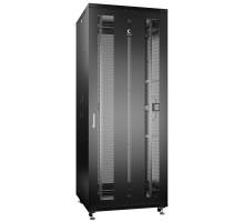 [Cabeus Монтажные шкафы] Cabeus ND-05C-42U80/100-BK Шкаф монтажный телекоммуникационный 19" напольный для распределительного и серверного оборудования 42U 800x1000x2055mm (ШхГхВ) передняя и задняя перфорированные двери, ручка
