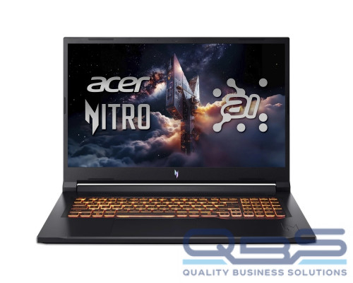 [Ноутбук] Acer Nitro V 17 AI ANV17-41-R6A6 [NH.QYVCD.005] Black 17.3" {FHD Ryzen 7 260 /16Gb/ SSD1Tb /RTX 5060 8Gb/ noOs}