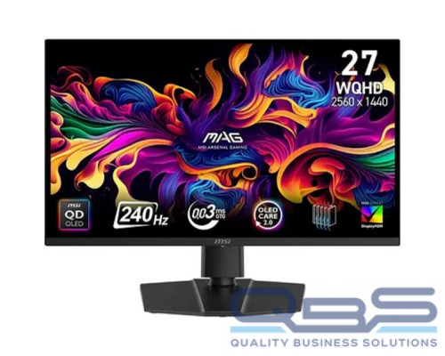 [Монитор] MSI MAG 26.5" 271QP QD-OLED X24 черный {QD OLED 2650x1440 240Hz 16:9 матовая HAS Pivot 240cd 178/178 HDMI}