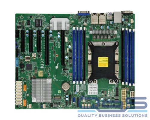[Материнская плата] Supermicro MBD-X11SPI-TF-B Серверная материнская плата MBD X11SPI TF B Xeon Single Socket S3647, 8x 288 pin DDR4 DIMM slots, 2x 10GbE LAN ports, 10x SATA3 (6Gbps) via C622, Bulk.