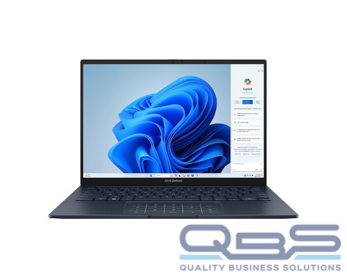 [Ноутбук] ASUS Zenbook UX3405CA-ST1353 [90NB14W1-M01ZR0] Blue 14" {OLED 3K Ul7 255H/32Gb/SSD1Tb/140T/noOS/Bag}