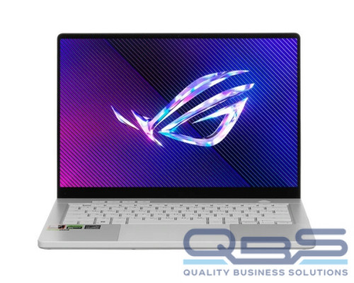 [Ноутбук] ASUS ROG Zephyrus G14 GA403UU-QS080 [90NR0HZ2-M003S0] Platinum White 14" {2880x1800 OLED  Ryzen 7 8845HS(3.8Ghz)/16384Mb/1024PCISSDGb/RTX4050(6144Mb)/DOS}
