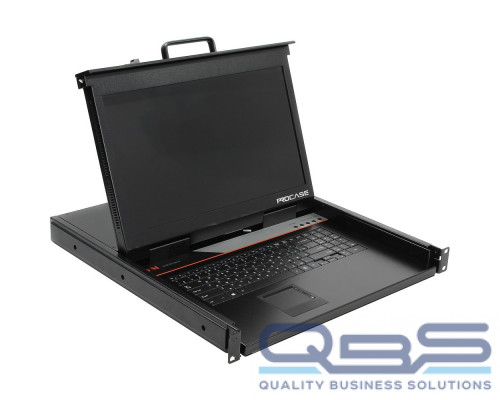 [консоли] ProCase E1701HD Консоль однорельсовая , 1 порт, LCD 17'', single rail console, LCD D-Sub, USB, разрешение 1920*1080