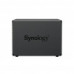 [Дисковый массив] Synology DS1525+  СХД AMD V1500B (Quad-Core, 8 Threads) 2.2 GHz 8GB DDR4 ECC 5 x 3.5”/2.5” SATA HDD/SSD 2 x M.2 NVMe (for SSD cache, no storage pool support) 2 x 2.5GbE RJ-45