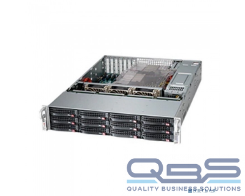 Сервер Supermicro CSE-826BAC12-R1K23LPB 2U 826BAC12-R1K23LPB/ HDD(12)LFF+opt.HDD(2)SFF/7xLP/2 x1200W/Backplane 12xSAS3/SATA3/NVMe4 купить QBS.ru