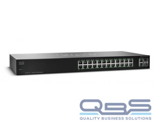 Коммутатор SF112-24 24-Port 10/100 Switch with Gigabit Uplinks купить QBS.ru