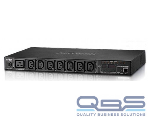 Блок распределения питания ATEN 20A/16A 8-Outlet 1U Outlet-Metered & Switched eco PDU купить QBS.ru