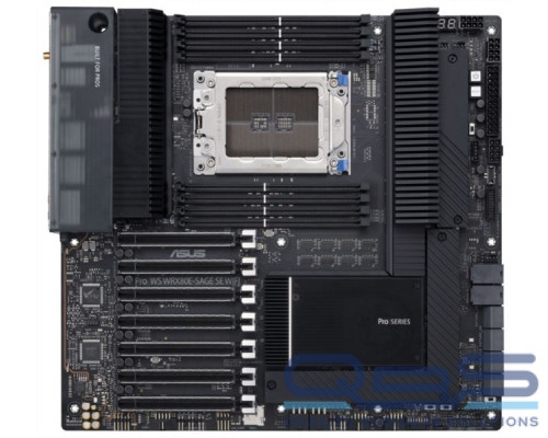 Материнская плата ASUS PRO WS WRX80E-SAGE SE WIFI,SP Threadripper Pro,ATX,8xDIMM купить QBS.ru