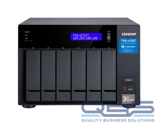 Сетевой накопитель QNAP TVS-672XT-i3-8G купить QBS.ru