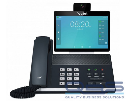 Телефон sip YEALINK VP59, видеотерминал, android, WiFi, Bluetooth, HDMI, с камерой, без  БП, шт купить QBS.ru