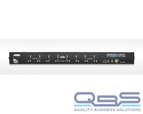 Переключатель электронный ATEN 8-Port USB DVI/Audio KVM Switch купить QBS.ru