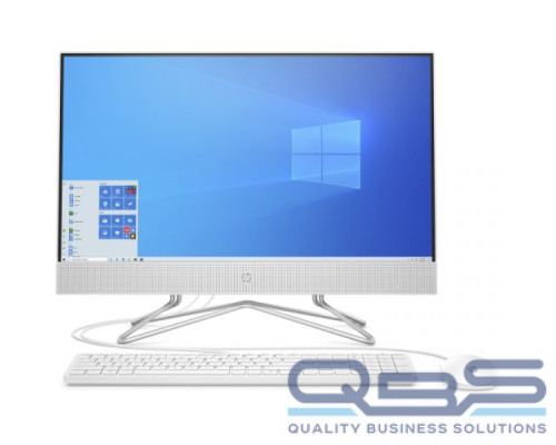 Моноблок 23.8 HP 24-df0033ur 14Q04EA J5040/4GB/256GB SSD/FHD/Intel Internal Graphics/noDVD/kbd mouse wired/Cam/Win10Home/snow white купить QBS.ru