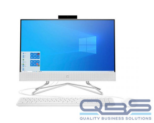 Моноблок 21,5 HP 22-df0018ur AiO 14P57EA J5040/4GB/256GB SSD/FHD/noDVD/Internal Graphics/Cam/WiFi/Win10/snow white купить QBS.ru