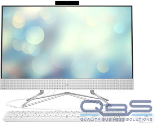 Моноблок 23.8 HP 24-df0131ur 497C6EA J4025/4GB/128GB SSD/UHD Graphics/FHD/noDVD/kbd&mouse wired/cam/Win10Home/snow white купить QBS.ru