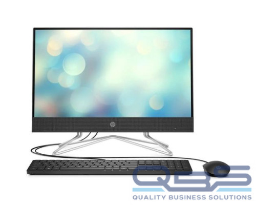 Моноблок 21,5 HP 22-df0141ur AiO 5D1T5EA 3050U/4GB/128GB SSD/noDVD/Radeon Graphics/cam/WiFi/BT/USB kbd/USB mouse/DOS/Jack Black купить QBS.ru