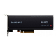 Твердотельный накопитель Samsung Enterprise SSD, HHHL, PM1735, 12800GB, NVMe, PCIe Gen4, R8000/W3800Mb/s, IOPS(R4K) 1500K/250K, MTBF 2M, 3DWPD/5Y, OEM, (analog MZPLL12THMLA-00005)
