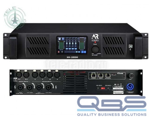 AudioRus M4-1000M Dante — Усилитель мощности