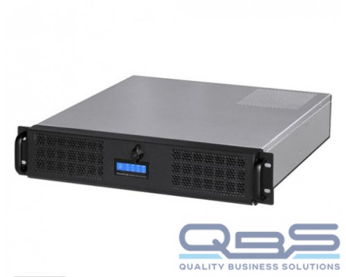 Корпус серверный 2U Procase GE201-B-0 черный, дверца, панель управления, без блока питания, глубина 580мм, MB 9.6x9/6 купить QBS.ru