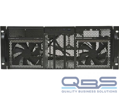 Корпус серверный 4U Procase RE411-D5H10-C-48 5x5.25 ext+10*3,5 int ,черный,без блока питания,глубина 480мм,MB CEB 12x10,5 купить QBS.ru
