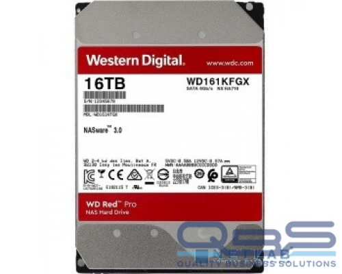 Жесткий диск 16TB WD Red Pro (WD161KFGX) {Serial ATA III, 7200- rpm,512Mb, 3.5} купить QBS.ru