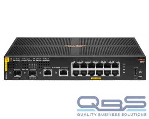 Коммутатор Aruba 6000 12G CL4 2SFP 139W Swch  (repl. for J9777A#ABB &  J9774A#ABB) купить QBS.ru