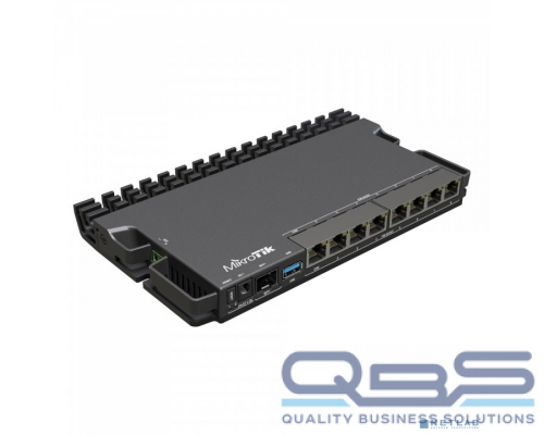 Сетевое оборудование MikroTik RB5009UPr+S+IN Маршрутизатор CPU ARM64, 4 ядра 350-1400MHZ, 1GB RAM, 7*1Gbit RJ45, 1*2.5gbit RJ45, PoE out 1-7port купить QBS.ru