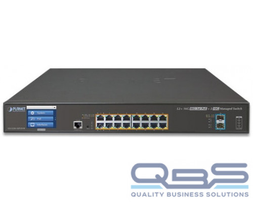 Коммутатор PoE Planet GS-5220-16P2XVR купить QBS.ru