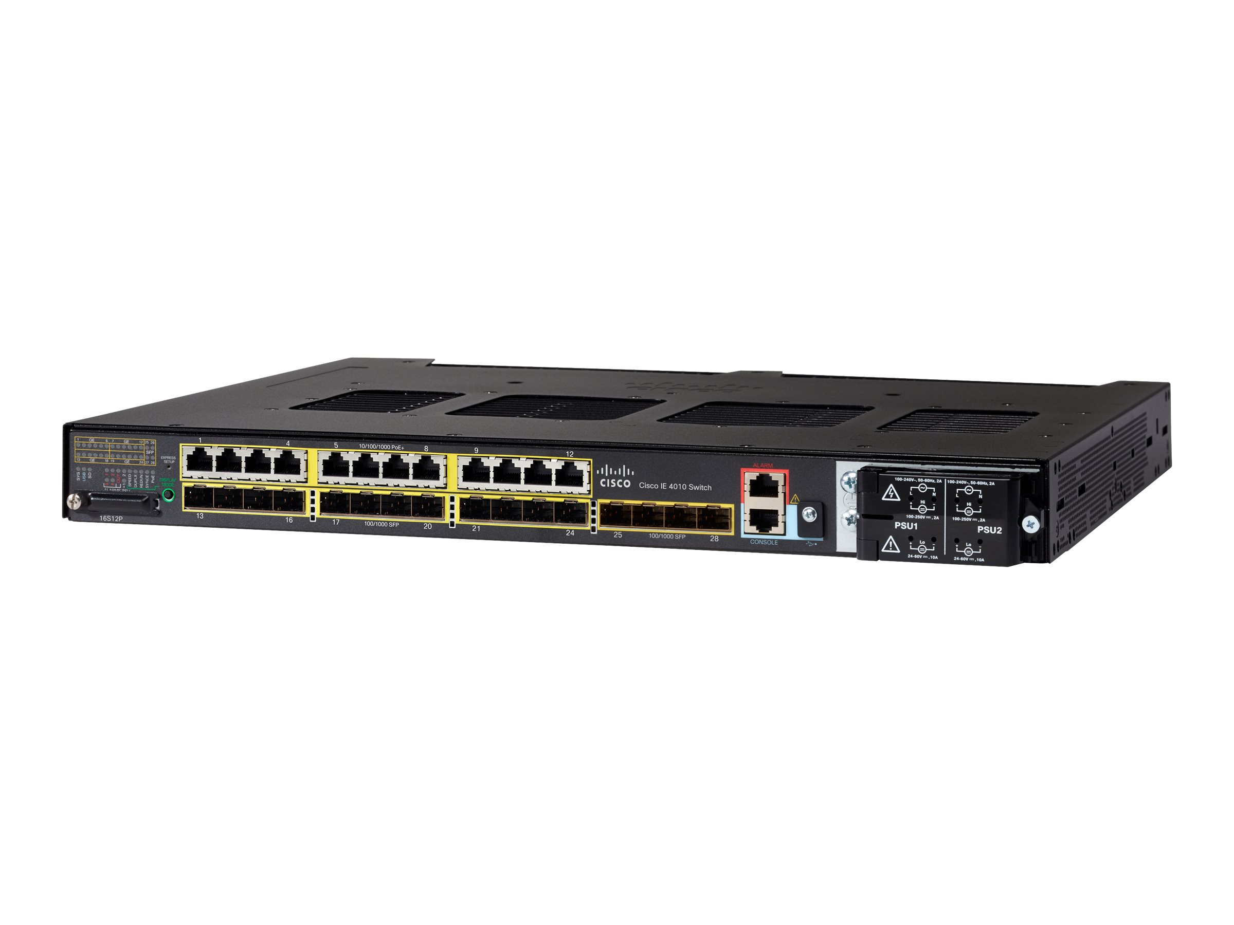 Cisco IE-4010-16S12P Switch Industrial Managed 16 Port SFP