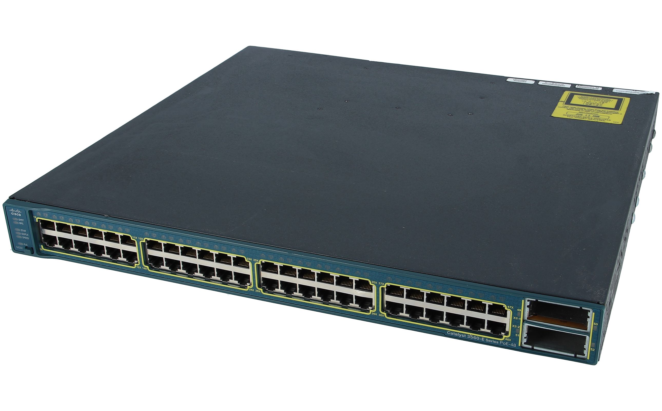 Cisco Catalyst 3560E-48PD-S Managed Gigabit Ethernet Switch with PoE