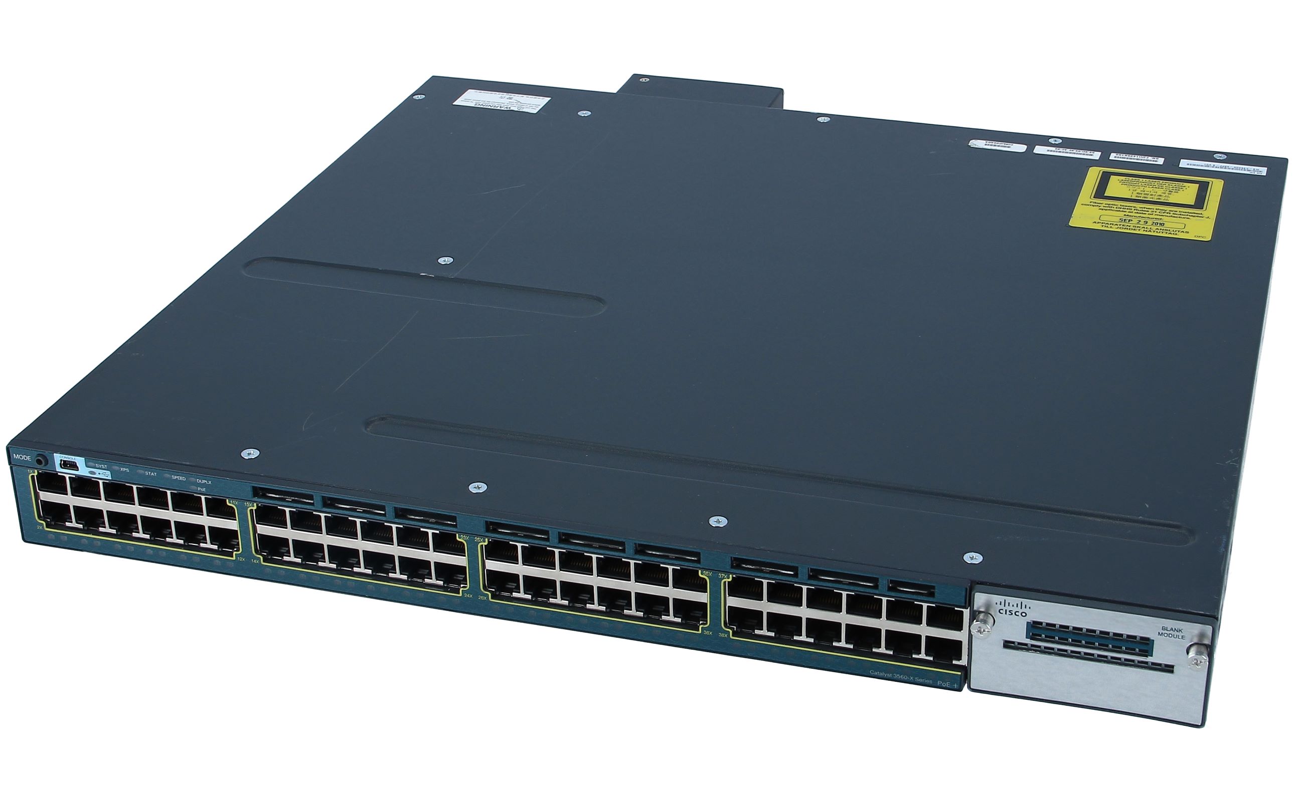 Cisco Catalyst 3560X-48PF-S Switch 48 Port PoE+ Gigabit