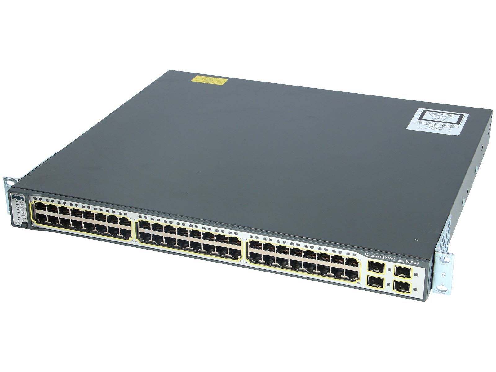 Cisco Catalyst 3750G-48PS 48-Port Gigabit PoE Managed Switch