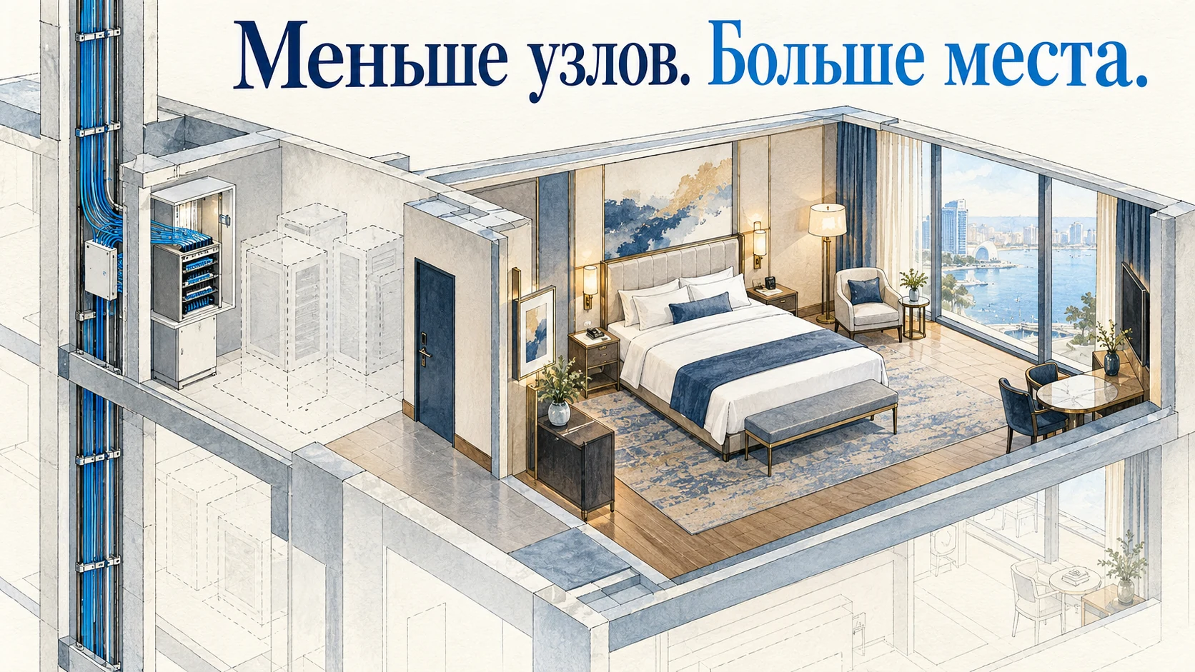 Меньше узлов. Больше места.